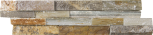 Natural Quartzite Ledgestone Veneer Golden Sunrise Panel