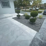 StoneHardscapes Tahoe marble pavers and Bianca Riviera pavers