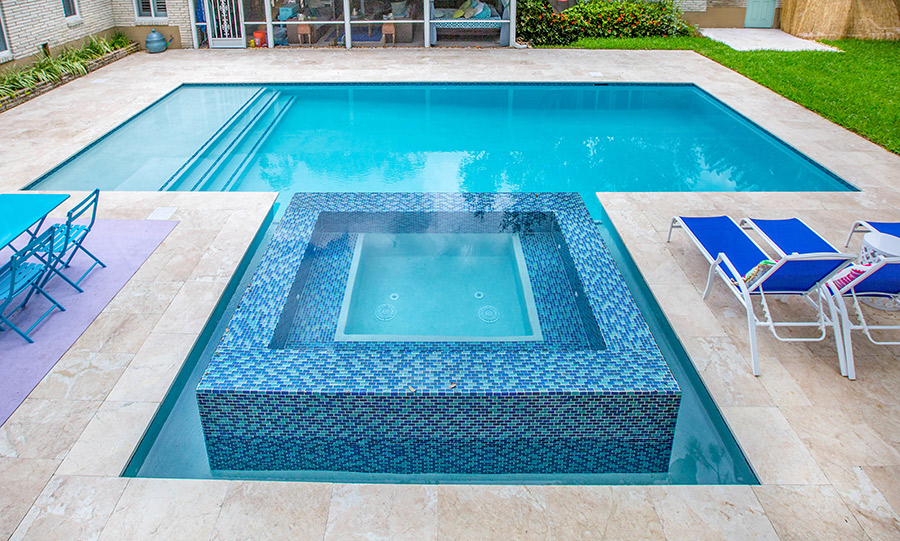 StoneHardscapes Corsica Marble Pavers Pool and Spa Coping