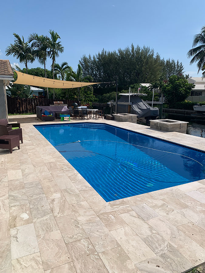StoneHardscapes Diana Royal Tumbled Marble Pavers with Grip Seal