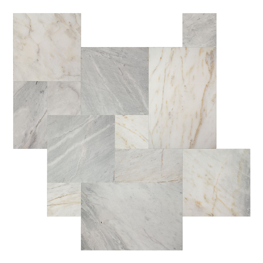 StoneHardscapes Turkish Carrara Leathered marble pavers